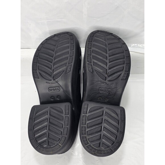 Crocs Siren Clog Black Men Unisex Slip On Casual Chunky Heel Sandal Size M 13 main image 9